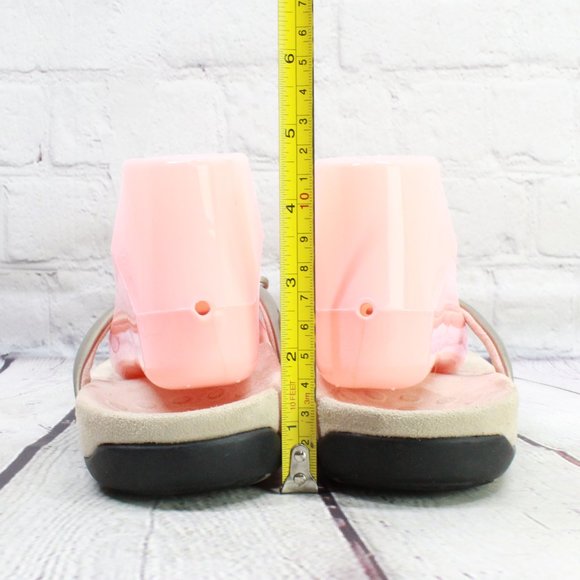 VIONIC Bella II Slip On Comfort Silver Flip Flop F - Picture 8 of 9